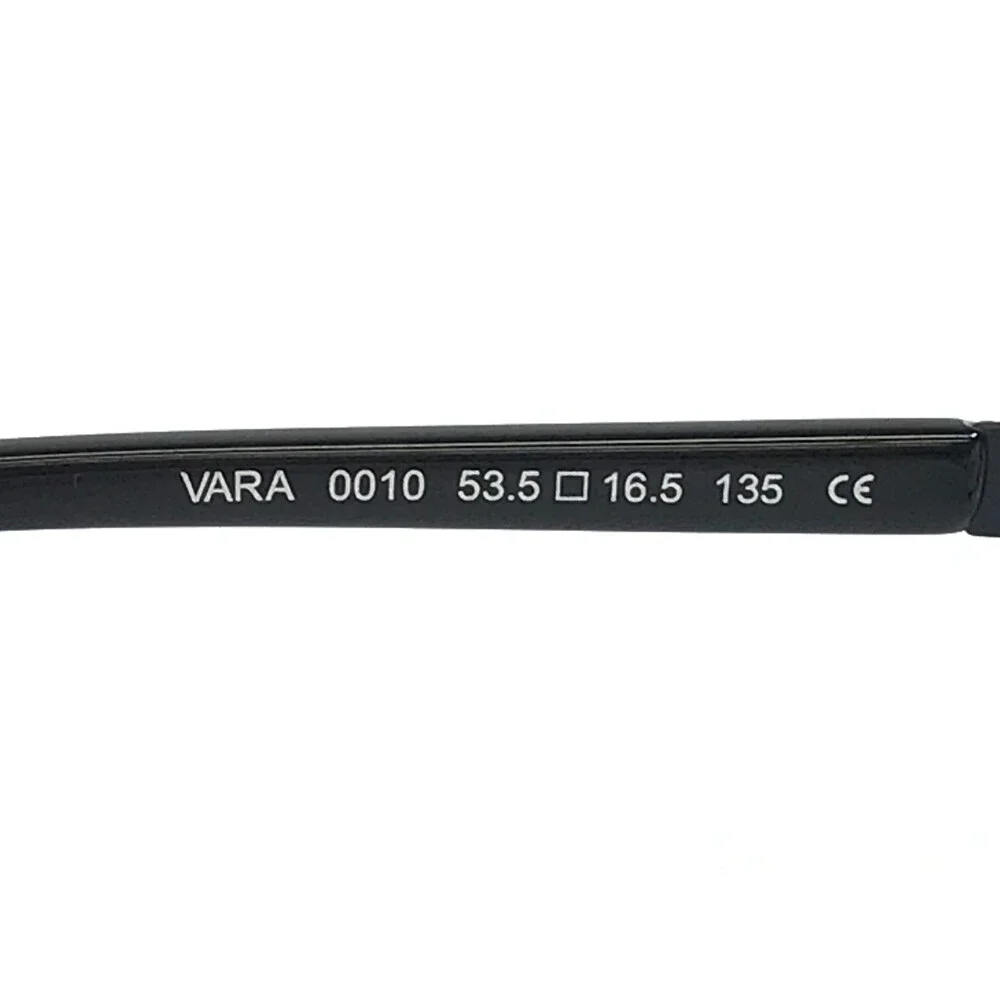 BOZ Eyeglasses Frames VARA 0010 Black White Silver Studded 53.5-16.5-135